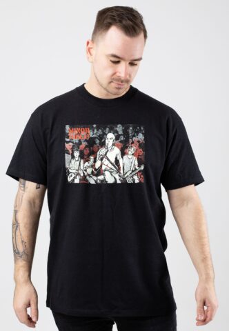 Obey x Minor Threat – Gef Just A Black – T-Shirt – Schwarz – M – 100% Baumwolle