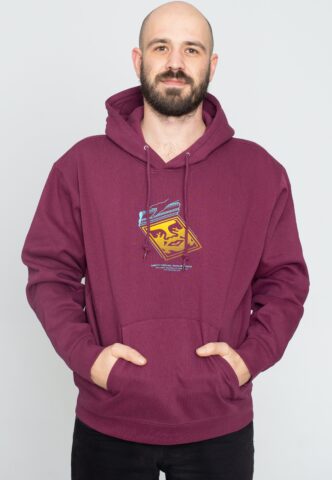 Obey – Obey Visual Ind Beetroot – Hoodie – Lila – M – 60% Baumwolle, 40% Polyester