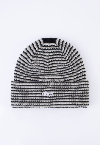 Obey – Parker Striped Grey Multi – Beanie – Grau – Onesize – 100% Polyacryl
