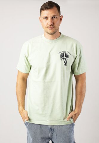 Obey – Peace Delivery Cucumber – T-Shirt – Grün – L – 100% Baumwolle