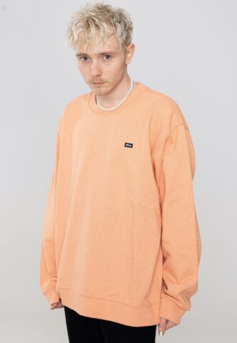 Obey – Timeless Recycled Heavy Crew Sunset Coral Pigment – Sweater – Orange – M – 60% Baumwolle, 40% Polyester