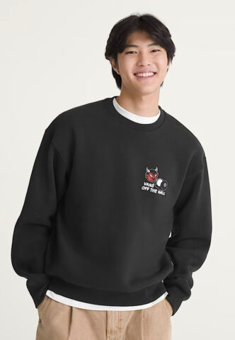 Vans – Old Scratch Crew Black – Sweater – Schwarz – M – gid://shopify/Metaobject/334712439021