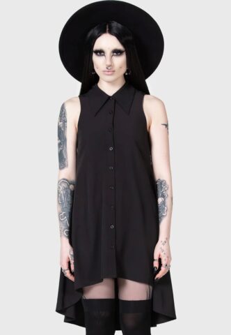 Killstar x Kihilist – Olde Night – Kleid – Schwarz – M – gid://shopify/Metaobject/72785363181