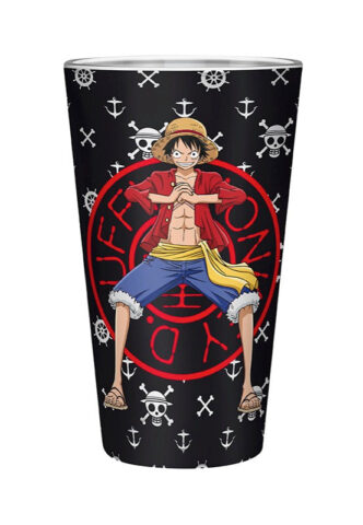 One Piece – Luffy – Glas – Schwarz – Onesize – Glas