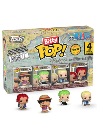 One Piece – Luffy Bitty POP! 4PK – Funko Pop – Mehrfarbig – Onesize – 100% PVC
