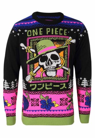 One Piece – Skull Xmas Knit – Pullover – Mehrfarbig – XL – 100% Polyacryl