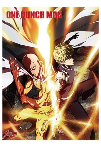One Punch Man – Saitama & Genos Maxi – Poster – Mehrfarbig – Onesize – gid://shopify/Metaobject/237909737709