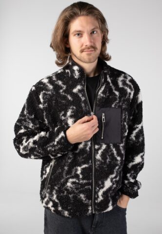 Only & Sons – Jaimy Sherpa Black/White – Jacke – Schwarz – L – gid://shopify/Metaobject/68981162221