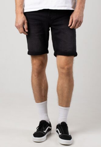 Only & Sons – Ply Box Pim Washed Black – Shorts – Schwarz – XXL – 53% Baumwolle, 25% Polyester, 21% Viskose, 1% Elastan