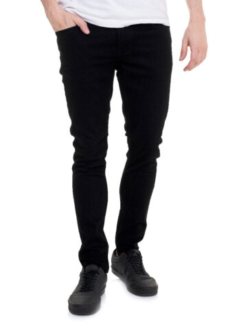 Only & Sons – Warp Life Skinny Black – Jeans – Schwarz – W29 / L30 – 99% Baumwolle, 1% Elastan