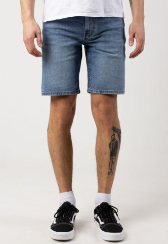 Only & Sons – Weft Medium Blue Denim – Shorts – Blau – XL – 80% Baumwolle, 18% Polyester, 2% Elastan