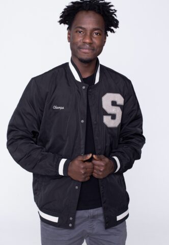 Only & Sons – Ace Varsity Black – Jacke – Schwarz – XXL – 100% Polyester