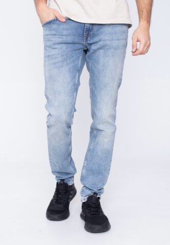 Only & Sons – Loom Slim Blue Wash Blue Denim – Jeans – Blau – W29 / L34 – 98% Baumwolle, 2% Elastan