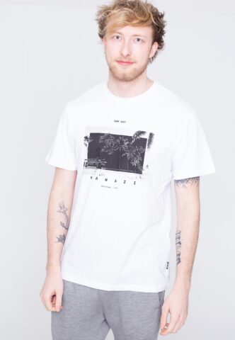 Only & Sons – Ivey Bright White – T-Shirt – Weiß – S – 100% Baumwolle