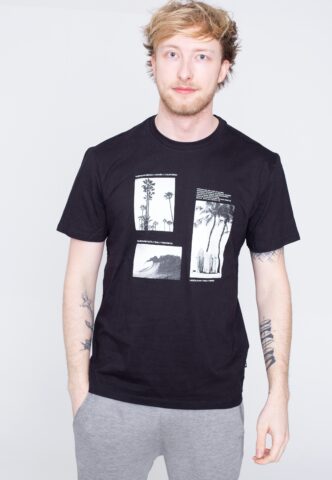 Only & Sons – Ivey Black – T-Shirt – Schwarz – S – 100% Baumwolle