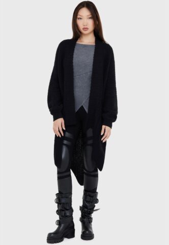 Killstar x Kihilist – Onyx Cloud Black – Cardigan – Schwarz – M – 100% Polyacryl