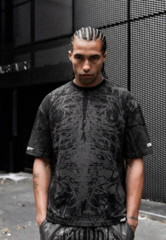 Stay Cold Apparel – Deathwood Heavy Oversized Black – T-Shirt – Schwarz – L – 100% Baumwolle
