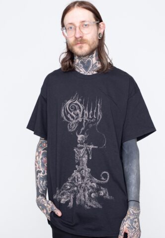 Opeth – Pipe – T-Shirt – Schwarz – S – 100% Baumwolle