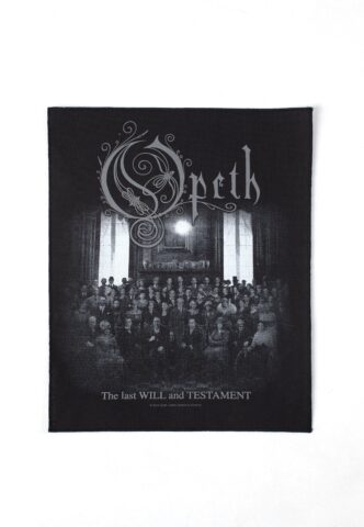 Opeth – The Last Will And Testament – Backpatch – Schwarz – Onesize – 97% Baumwolle, 3% Polyester