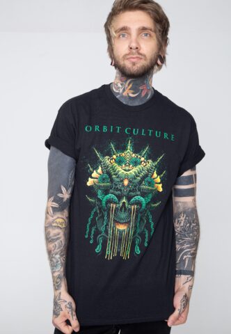 Orbit Culture – Demonica – T-Shirt – Schwarz – 3XL – 100% Baumwolle