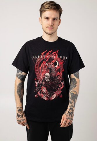 Orbit Culture – The Bird – T-Shirt – Schwarz – L – 100% Baumwolle