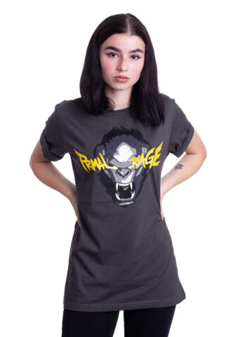 Overwatch – Winston Dark Grey – T-Shirt – Grau – XXL – 100% Baumwolle