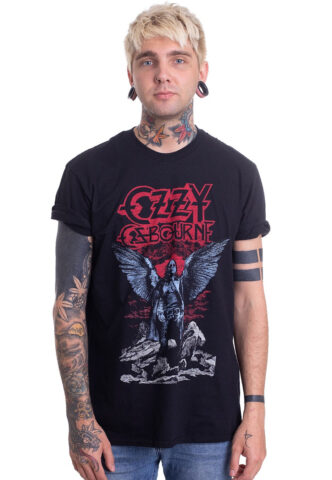 Ozzy Osbourne – Angel Wings – T-Shirt – Schwarz – S – 100% Baumwolle