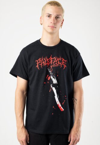 Paleface Swiss – Bloody Knife – T-Shirt – Schwarz – 3XL – 100% Baumwolle