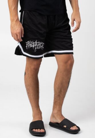 Paleface Swiss – Logo Striped – Shorts – Schwarz – 3XL – 100% Polyester