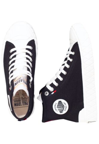 Palladium – Palla Ace Canvas Mid Black – Schuhe – Schwarz – EU 36 – Textile/Textile/Gummi