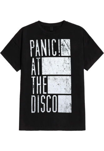 Panic! At The Disco – Bars – T-Shirt – Schwarz – L – 100% Baumwolle