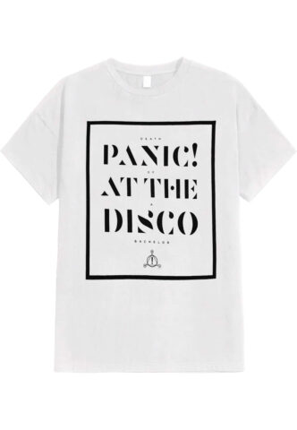 Panic! At The Disco – Death Of A Bachelor Square – T-Shirt – Weiß – S – 100% Baumwolle