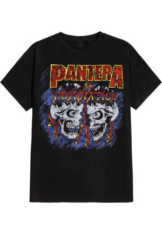 Pantera – Domination – T-Shirt – Schwarz – L – 100% Baumwolle