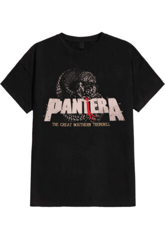 Pantera – Snake Logo – T-Shirt – Schwarz – L – 100% Baumwolle