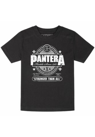 Pantera – Stronger Than All Kids – T-Shirt – Schwarz – 128 – 100% Bio-Baumwolle