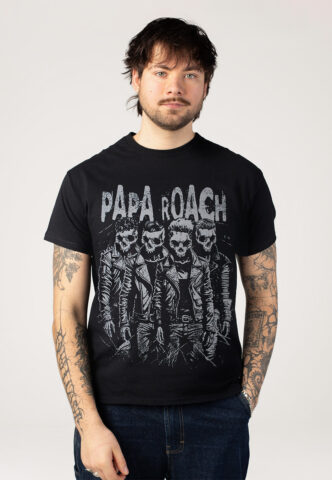 Papa Roach – Born – T-Shirt – Schwarz – S – 100% Baumwolle