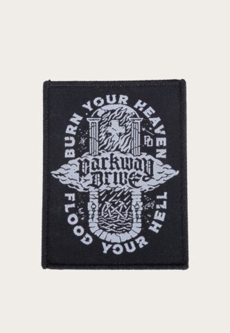 Parkway Drive – Burn Your Heaven – Aufnäher – Schwarz – Onesize – 100% Polyester