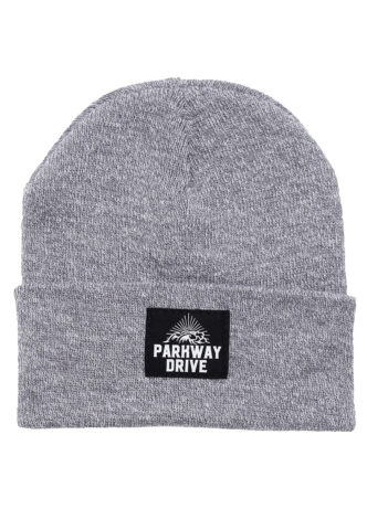 Parkway Drive – Badge Logo Sportgrey – Long Beanie – Grau – Onesize – 100% Polyacryl