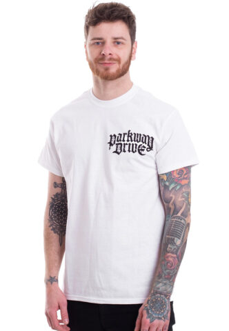 Parkway Drive – Burn Your Heaven White – T-Shirt – Weiß – L – 100% Baumwolle