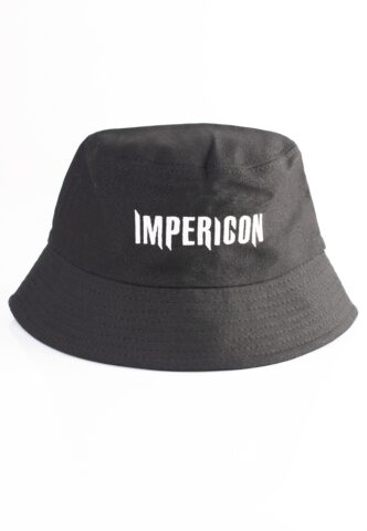 Impericon – Logo – Bucket Hut – Schwarz – M – 100% Baumwolle