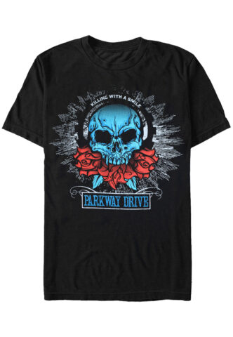 Parkway Drive – KWAS Skull Anniversary Edition – T-Shirt – Schwarz – S – 100% Baumwolle