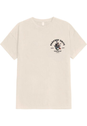 Parkway Drive – Mermaid Natural – T-Shirt – Beige – M – 100% Baumwolle