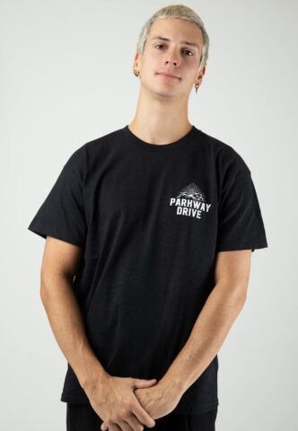 Parkway Drive – Surf Badge – T-Shirt – Schwarz – S – 100% Baumwolle