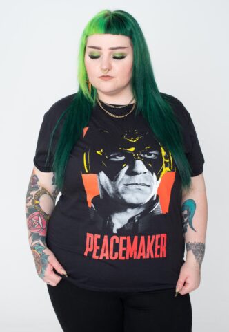 Peacemaker – Profile – T-Shirt – Schwarz – L – 100% Baumwolle