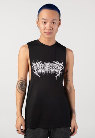 Peeling Flesh – Logo – Sleeveless – Schwarz – M – 100% Baumwolle