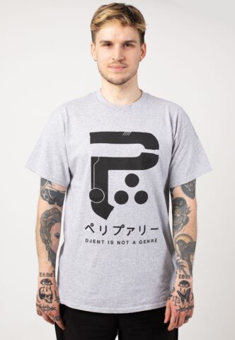 Periphery – Not A Genre Kanji Sportsgrey – T-Shirt – Grau – 3XL – 90% Baumwolle, 10% Polyester