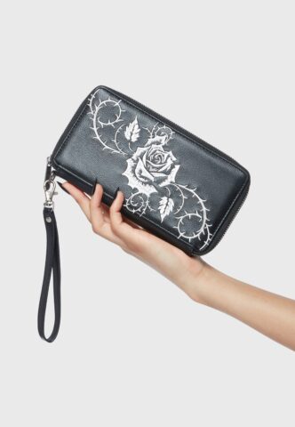 Killstar – Petal & Pine Black/Ivory – Portemonnaie