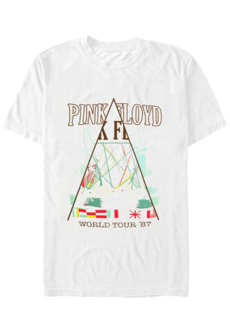 Pink Floyd – World Tour 87 White – T-Shirt – Weiß – XXL – 100% Baumwolle