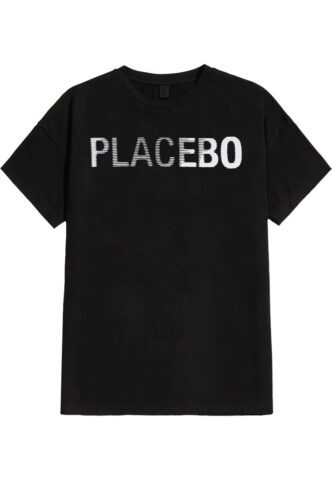Placebo – Logo – T-Shirt – Schwarz – L – 100% Baumwolle