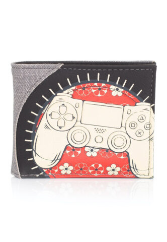 Playstation – Biker Bifold Grey – Portemonnaie – Grau – Onesize – Shell: 100% Polyurethan; Lining: 100% Polyester